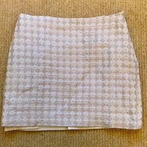 Pink Patterned Club Monaco Mini-Skirt